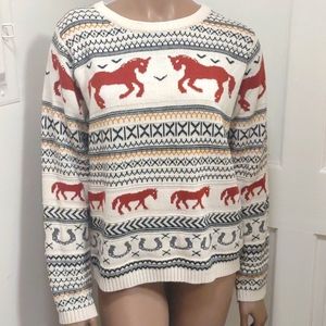 Cotton On Horse Knit Sweater